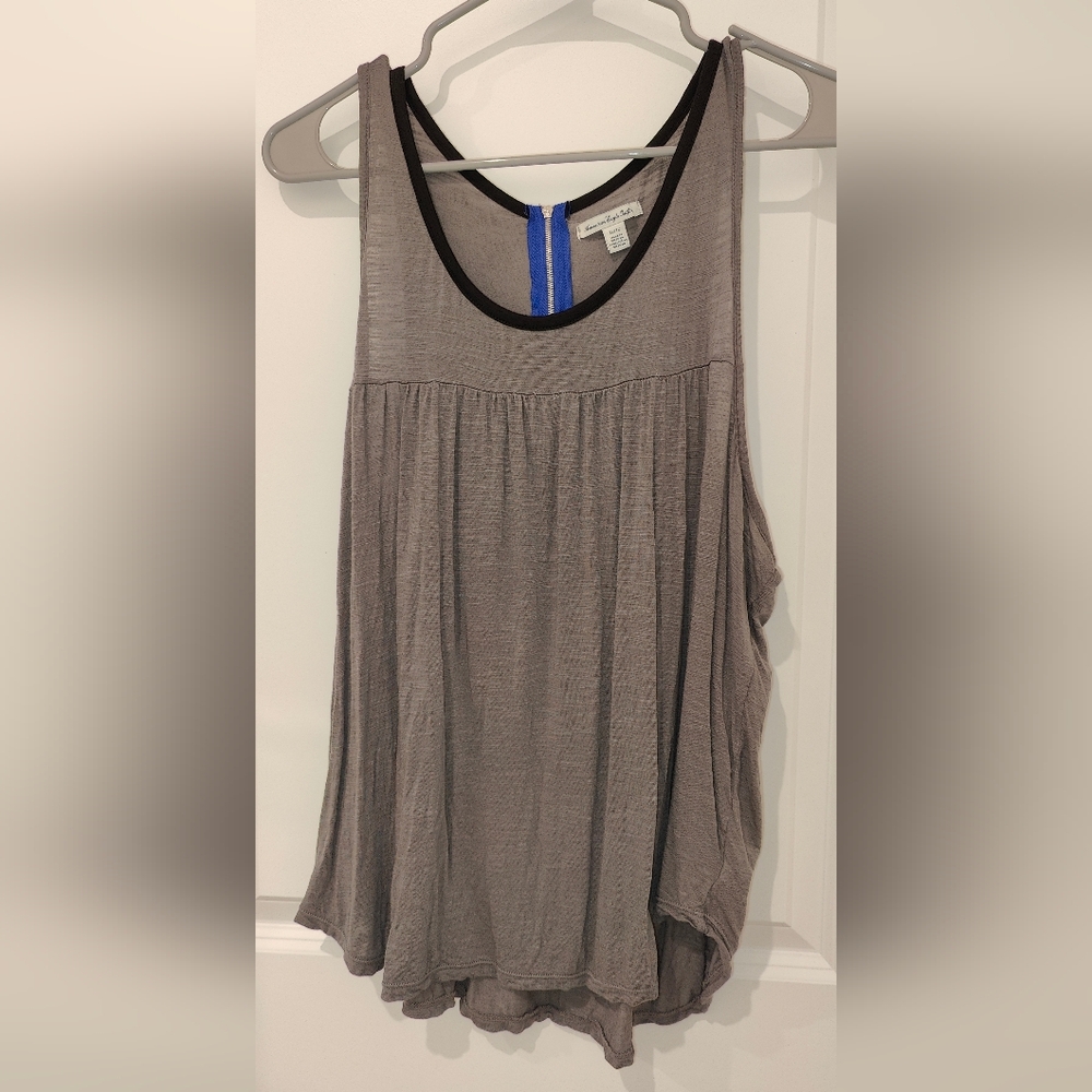 American Eagle Outfitters Dark Gray Tank Top XL